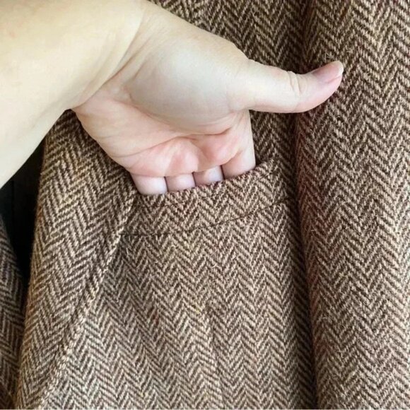 Vintage Adam’s Row Harris Tweed Wool Blazer Jacket Sports Coat Size 42R - Picture 7 of 13
